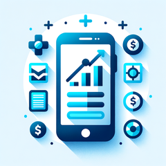 Mobile-First Design Icon - Smartphone with responsive interface